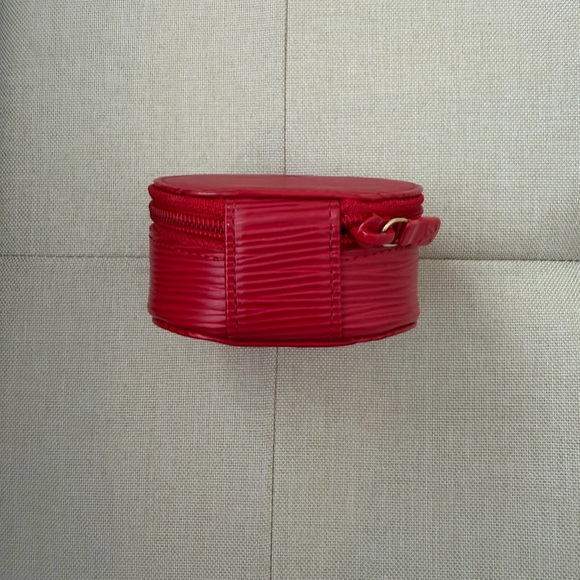 Louis Vuitton Red Epi Leather Jewelry Case (Used) - Picture 4 of 6